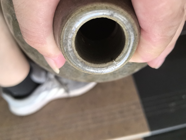 古玩陶瓷青釉剃刻花梅瓶拍賣,當前價格666元