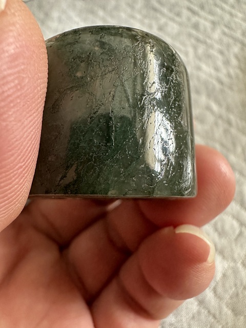 古玩玉器扳指真品鑒賞圖
