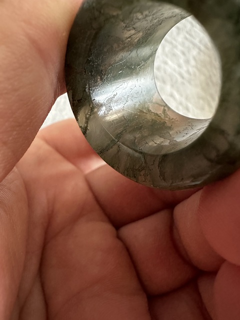 古玩玉器扳指真品鑒賞圖