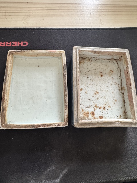 古玩陶瓷清中期.青花蓋盒一套780拍賣,當前價格780元