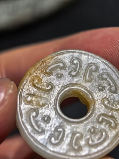 古玩玉器玉璧真品鑒賞圖