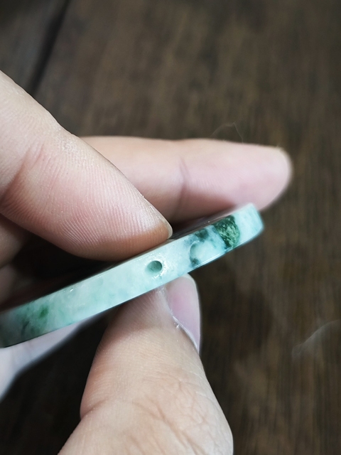 古玩雜項翡翠手鐲芯真品鑒賞圖