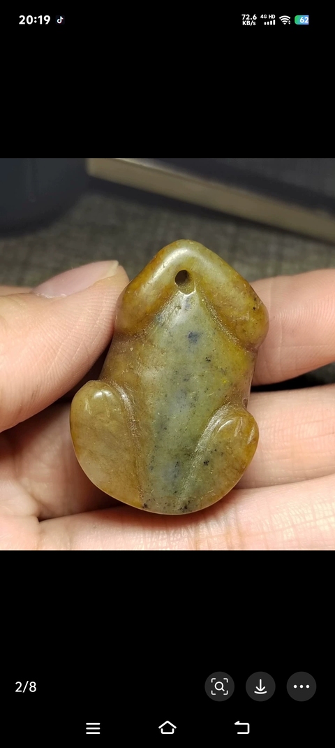 古玩玉器提油仿古“玉獸”真品鑒賞圖