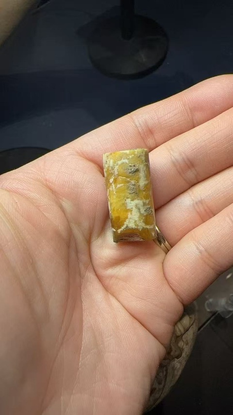 古玩玉器仿古玉勒子真品鑒賞圖