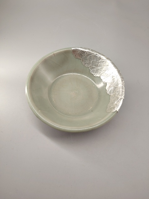 古玩陶瓷龍泉青瓷水洗真品鑒賞圖