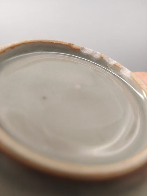 古玩陶瓷龍泉青瓷水洗真品鑒賞圖