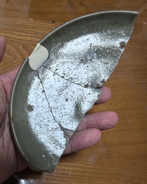 古玩陶瓷東溝青瓷盤標本真品鑒賞圖