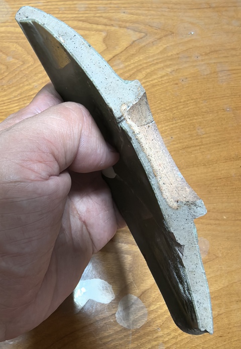古玩陶瓷東溝青瓷盤標本真品鑒賞圖