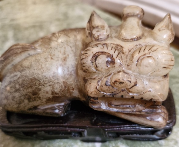 古玩玉器瑞獸真品鑒賞圖
