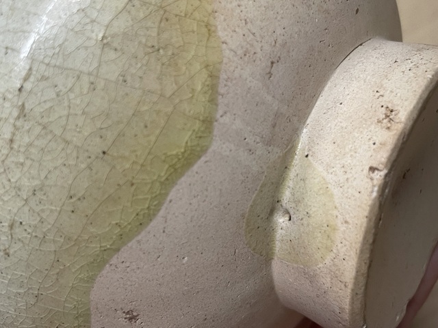 古玩陶瓷北朝晚期河北曹村窯青黃釉杯真品鑒賞圖