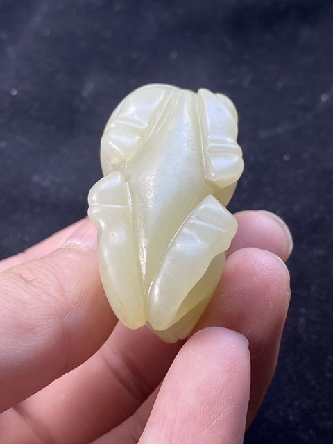 古玩玉器(放漏)有年份的和田玉雕“馬上封侯”擺件拍賣(mài),當(dāng)前價(jià)格2500元