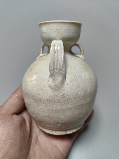 古玩陶瓷湖田窯青白釉執壺真品鑒賞圖