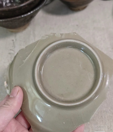 古玩陶瓷龍泉青瓷標本真品鑒賞圖
