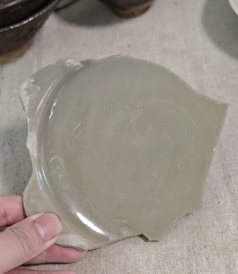 古玩陶瓷龍泉青瓷標本真品鑒賞圖