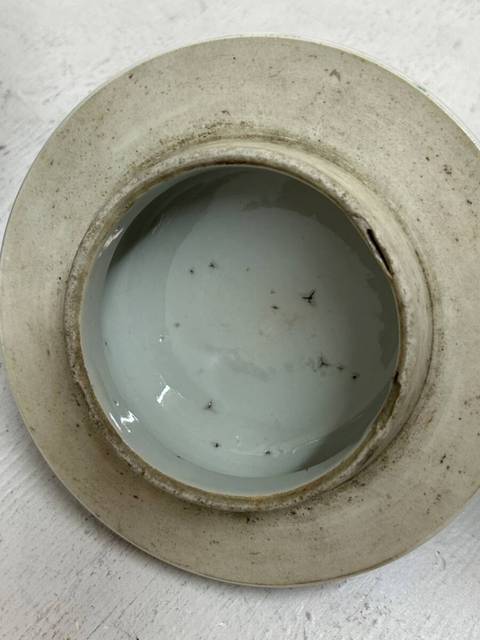 古玩陶瓷青花五彩人物故事紋蓋罐真品鑒賞圖