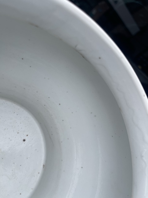 古玩陶瓷花卉紋青花馬蹄尊真品鑒賞圖