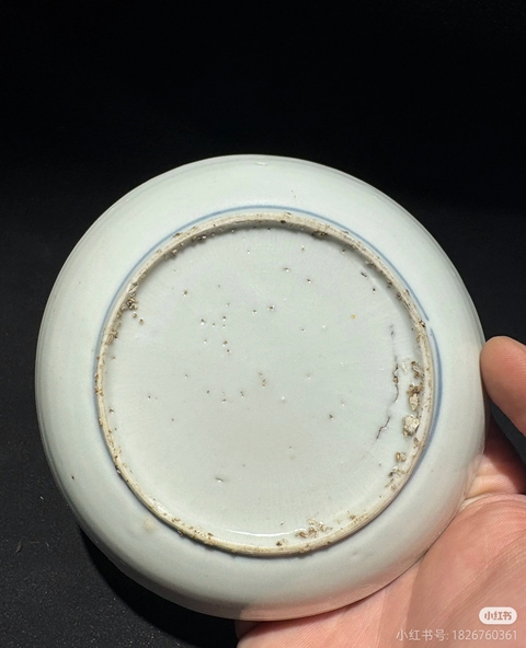 古玩陶瓷青花人物故事盤真品鑒賞圖