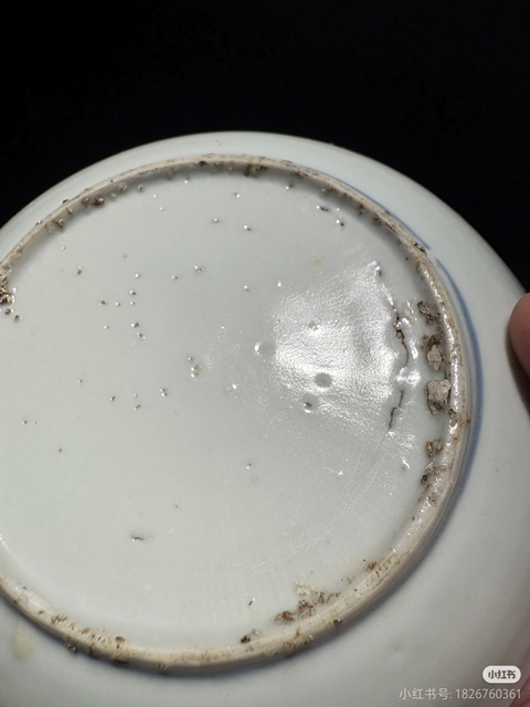 古玩陶瓷青花人物故事盤真品鑒賞圖
