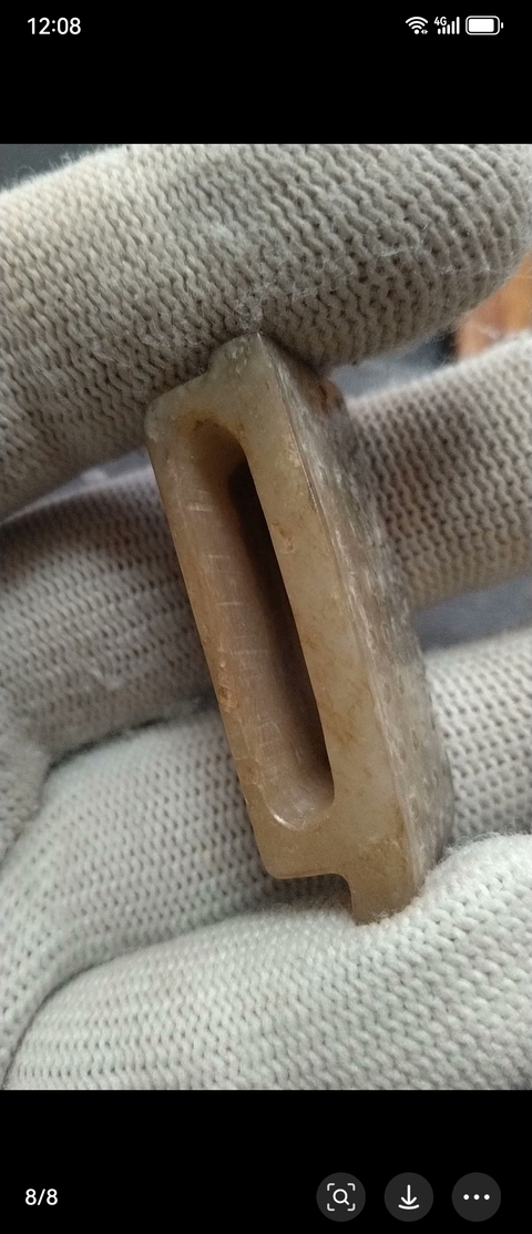 古玩玉器仿古玉劍璏真品鑒賞圖