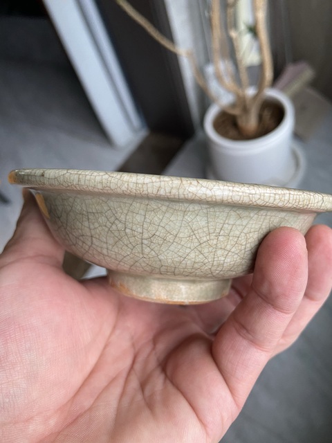 古玩陶瓷哥釉洗真品鑒賞圖