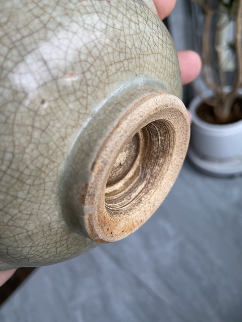 古玩陶瓷哥釉洗真品鑒賞圖