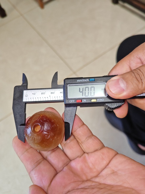 古玩雜項瑪瑙珠子拍賣,當前價格15600元