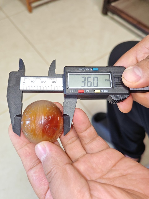古玩雜項瑪瑙珠子拍賣,當前價格15600元