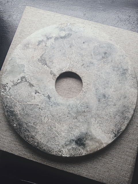 古玩陶瓷玉璧拍賣，當前價格168000元