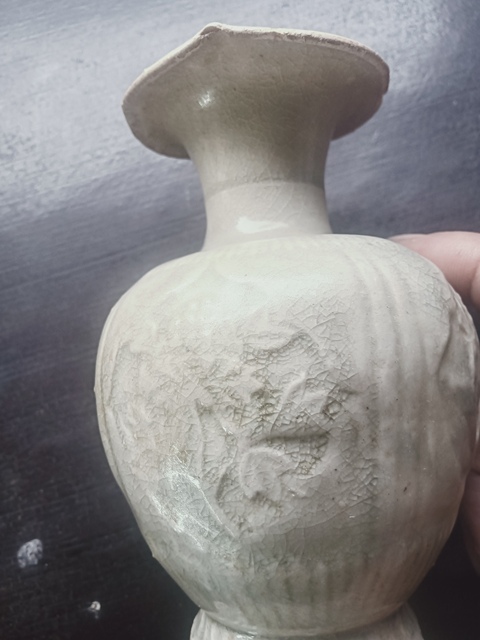 古玩陶瓷宋元影青花口瓶拍賣,當前價格36800元