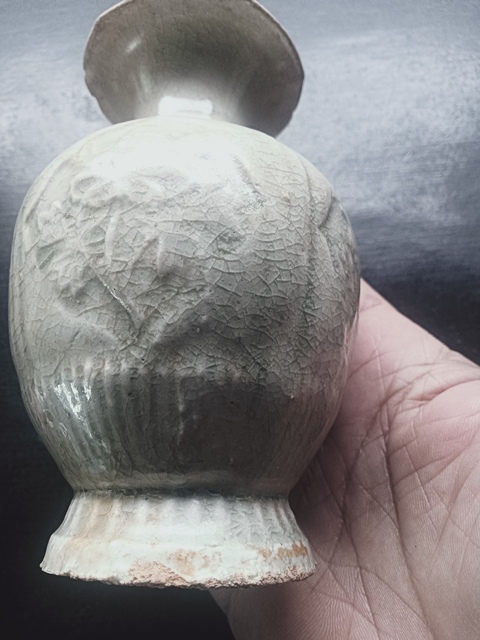 古玩陶瓷宋元影青花口瓶拍賣,當前價格36800元