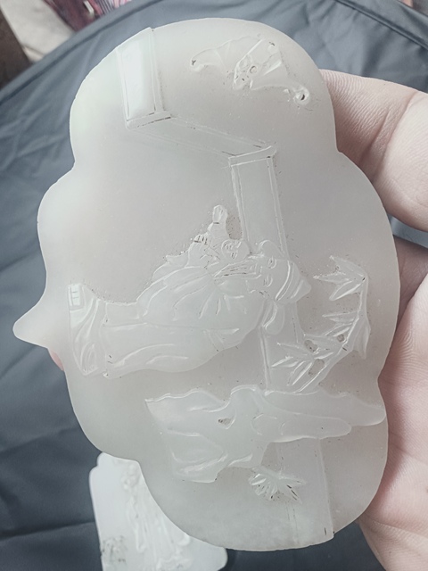 古玩玉器和田玉牌真品鑒賞圖