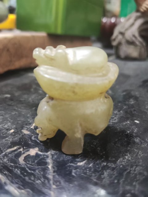 古玩玉器岫玉雕“富甲天下”擺件拍賣(mài)，當(dāng)前價(jià)格168元