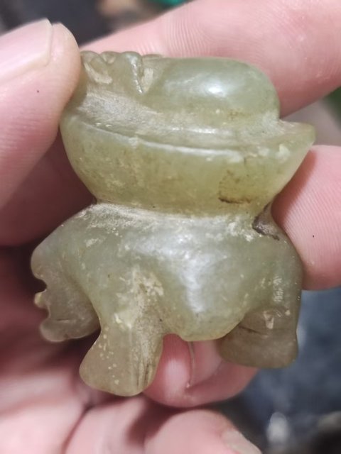 古玩玉器岫玉雕“富甲天下”擺件拍賣(mài)，當(dāng)前價(jià)格168元