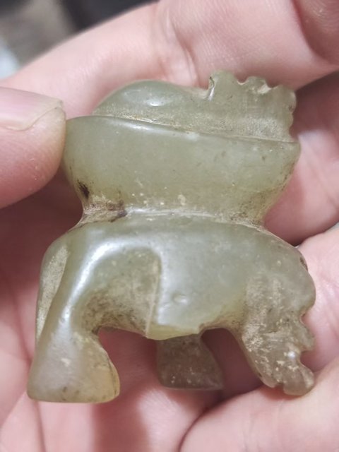 古玩玉器岫玉雕“富甲天下”擺件拍賣(mài)，當(dāng)前價(jià)格168元