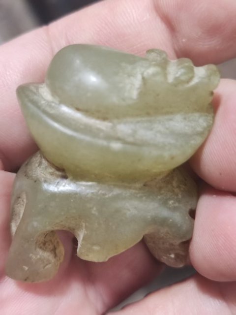 古玩玉器岫玉雕“富甲天下”擺件拍賣(mài)，當(dāng)前價(jià)格168元
