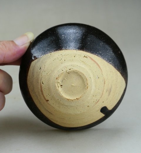古玩陶瓷精品:南宋吉州窯黑釉茶盞（極品發色）拍賣，當前價格888元