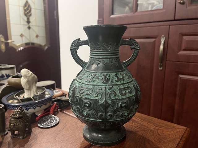古玩雜項清代銅瓶拍賣，當(dāng)前價格399元