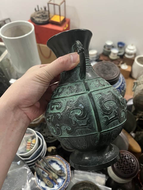 古玩雜項清代銅瓶拍賣，當(dāng)前價格399元