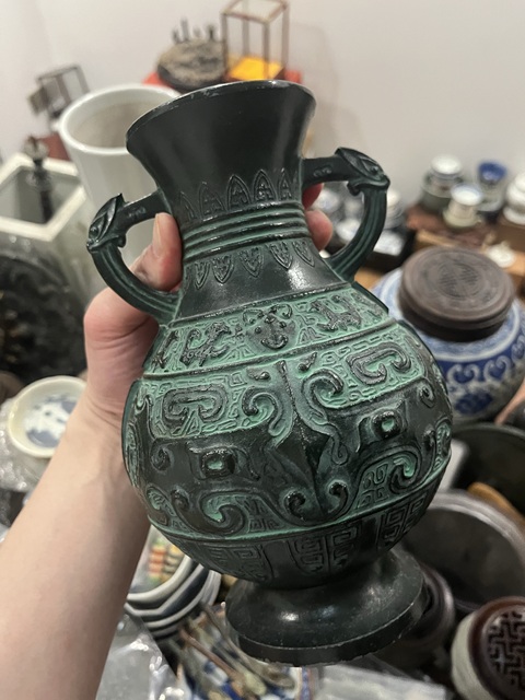 古玩雜項清代銅瓶拍賣，當(dāng)前價格399元