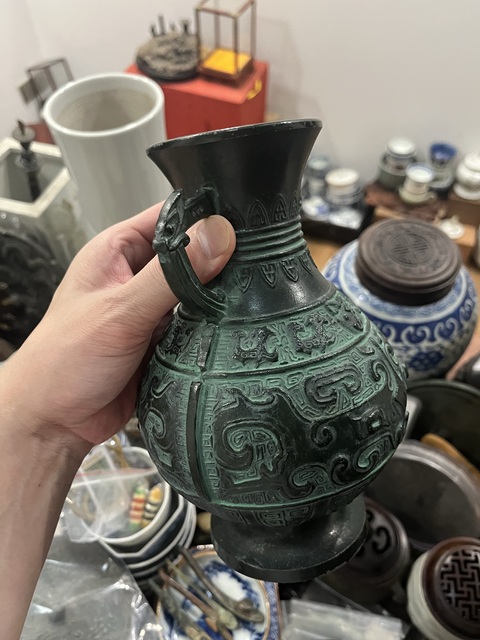 古玩雜項清代銅瓶拍賣，當(dāng)前價格399元
