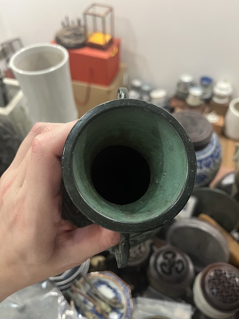 古玩雜項清代銅瓶拍賣，當(dāng)前價格399元