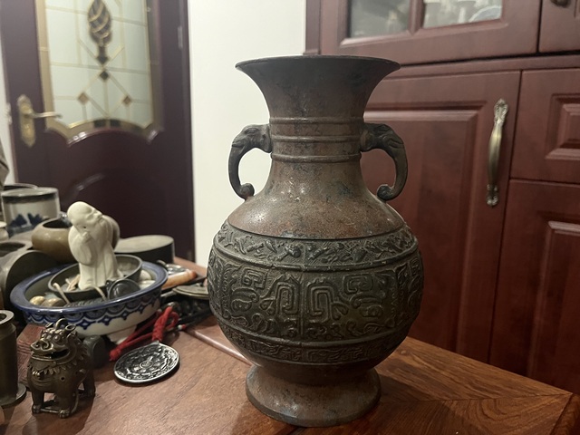 清代銅花瓶拍賣，當前價格399元