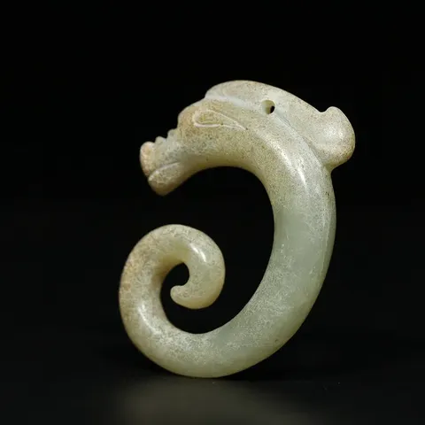 古玩玉器仿古玉龍真品鑒賞圖