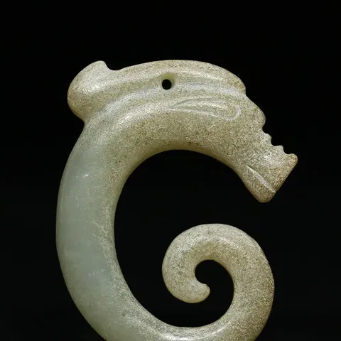 古玩玉器仿古玉龍真品鑒賞圖