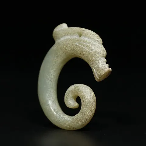 古玩玉器仿古玉龍真品鑒賞圖