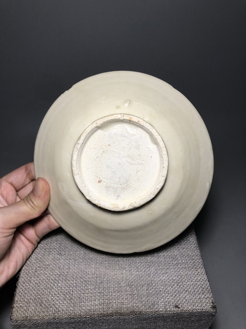 古玩陶瓷館藏級珍品五代十國【定窯】白釉葵口洗拍賣,當前價格2980元