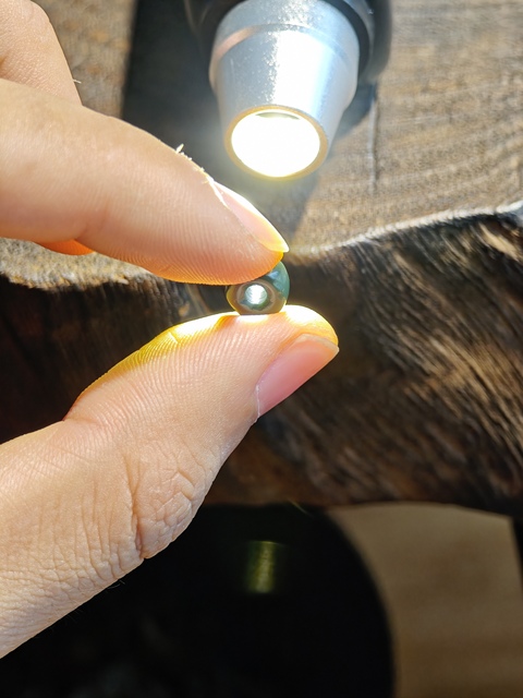古玩雜項雞肝瑪瑙珠子真品鑒賞圖