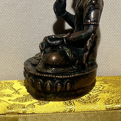 古玩銅器銅佛像真品鑒賞圖
