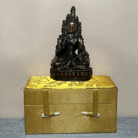 古玩銅器銅佛像真品鑒賞圖
