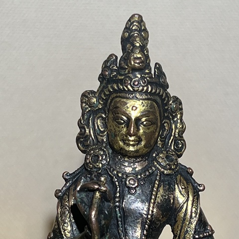 古玩銅器銅佛像真品鑒賞圖